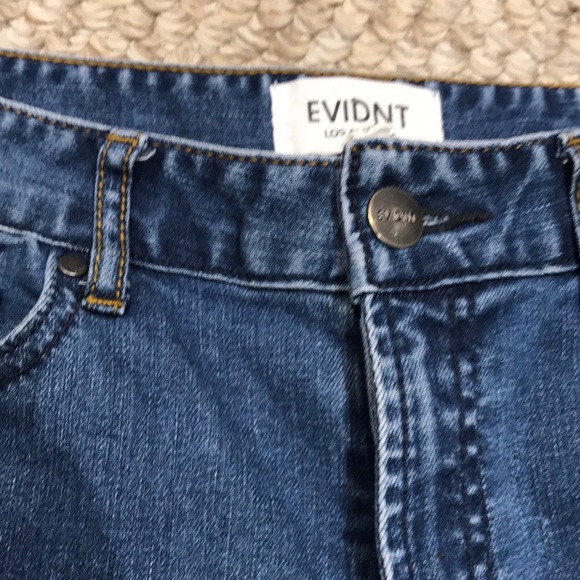 Evidnt Los Angeles Jeans Contrast Cuff Trendy 25 - Picture 4 of 8